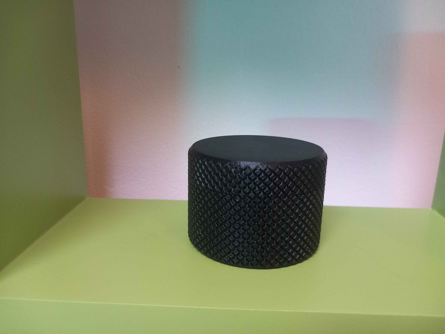 Carbon Fiber 3D Printed Storage Jar - Lightweight Durable Screw-Top Container with Airtight Lid