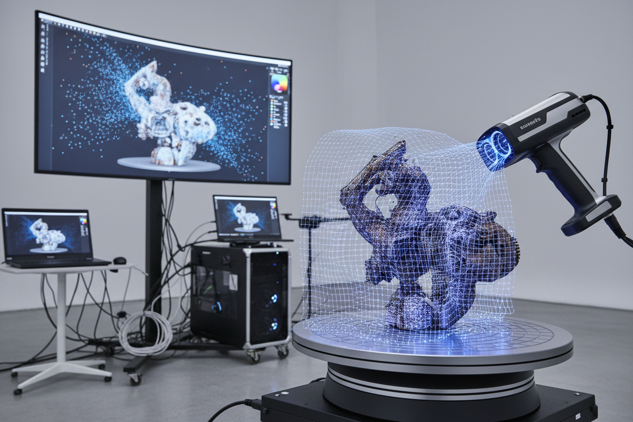 3d scanning an object high definition