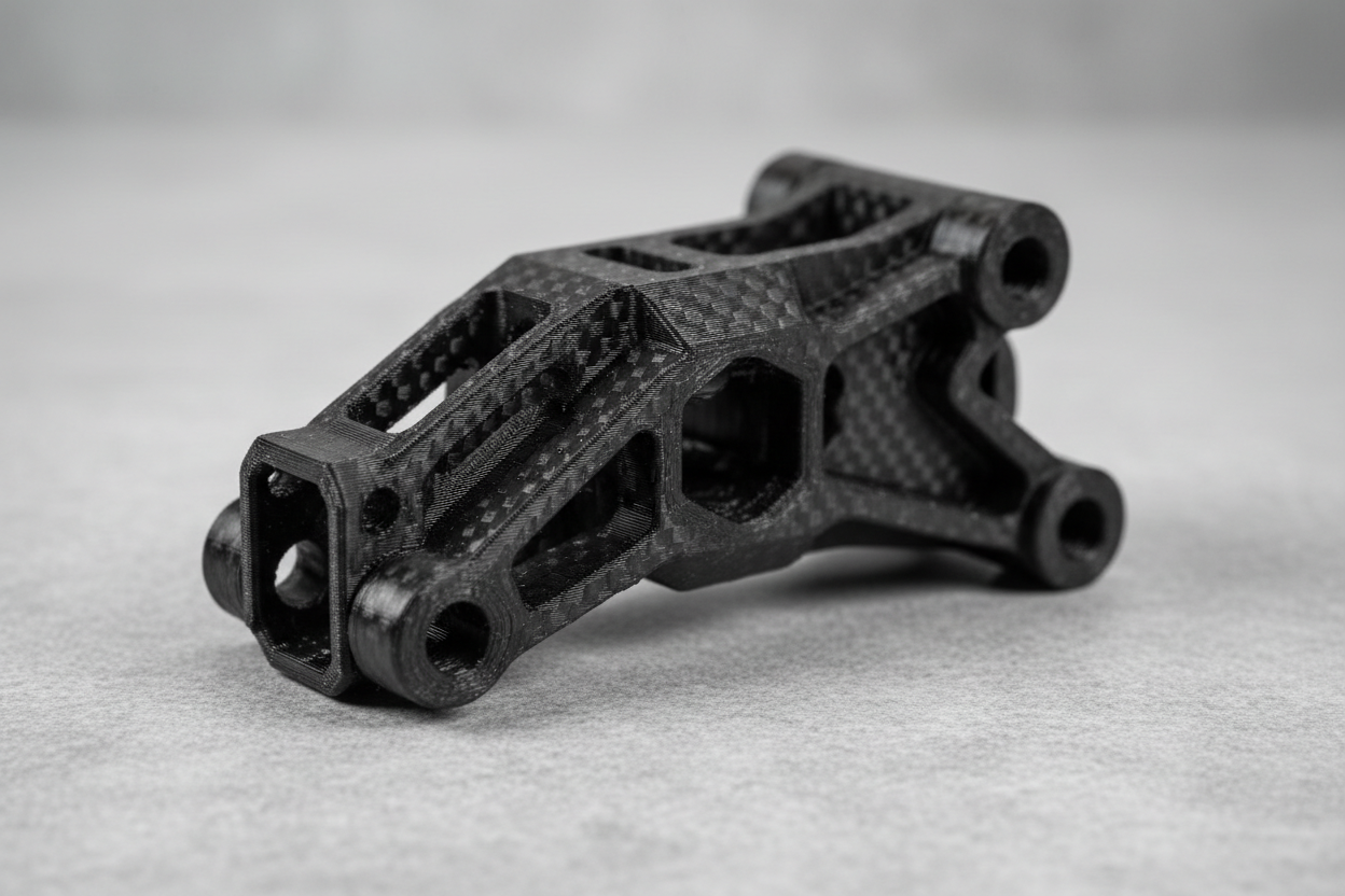 carbon fiber petg cf printed object