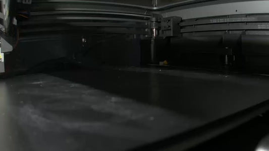 Carbon Fiber PETG-CF 3D Printed Cute Cat Figurine - Chibi Black Kitten Statue with Matte Texture